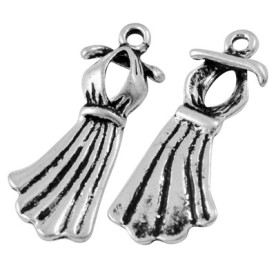 Металева підвіска "Сукня" 23х9,5 мм, 5 шт.