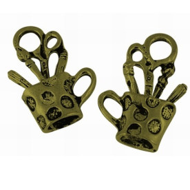 Металева підвіска "Пенал" 19х12 мм, 5 шт.