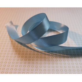 Атласна стрічка в блакитному кольорі, довжина 90 см, ширина 20 мм