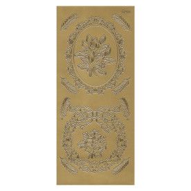 Контурные наклейки для скрапбукинга золотистого цвета, Dovecraft