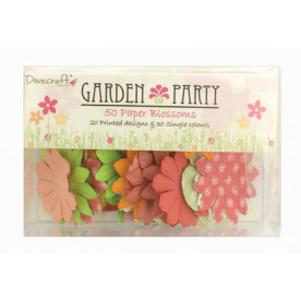 Набір квіточок Garden Party від Dovecraft, 50 шт