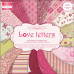 Набір паперу для скрапбукінгу Love Letters 15х15 см 16 аркушів від First Edition