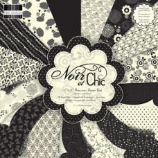 Набір паперу Noir et Chic 30x30 см 16 аркушів від First Edition