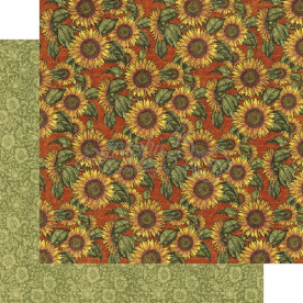 Двусторонняя бумага Sunflower, French Country, 30х30 см от Graphic 45