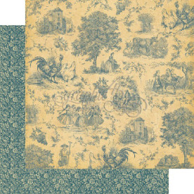 Двусторонняя бумага Provance, French Country 30х30 см от Graphic 45