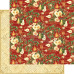 Лист скрапбумаги My True Love,12 Days of Christmas, Graphic 45, 30×30 см