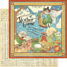 Двосторонній скраппапір Mother Goose, Mother Goose 30x30 від Graphic 45