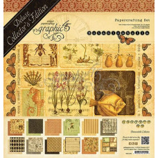 Набор бумаги и украшений для скрапбукинга Botanicabella – Deluxe Collector’s Edition, Graphic 45