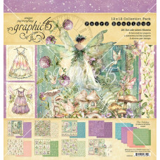 Набір для скрапбукінгу Fairy Boutique, 30х30 см, 12 аркушів, Graphic 45