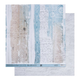 Бумага для скрапбукинга старое письмо, 30,5×32 см, 180 г/м, АртУзор