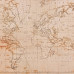 Бумага для скрапбукинга, Винтажная карта, 30,5×32 см, 180 г/м, АртУзор