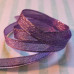 Блестящая фиолетовая лента из полиэстера, длина 90 см, ширина 9 мм