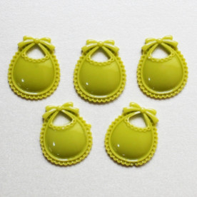 Кабошон зеленого кольору Слинявчик, 19х22 мм, 1 шт