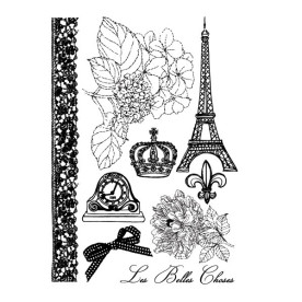 Набір гумових штампів Les Belles Choses, Prima