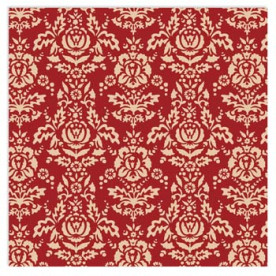 Бумага с бархатным напылением Savannah Flocked Paper: Damask от 7gypsies