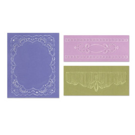 Папки для тиснення Oval Lace Set від Sizzix