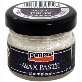 Паста восковая, Хамелеон, Серебряный мерцающий, 20 мл, Pentart