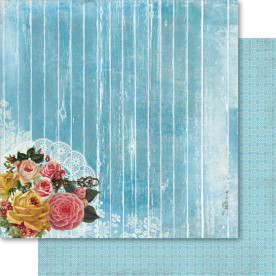 Папір для скрапбукінгу Blue Forever Yours 30х30 см від Ruby Rock-It