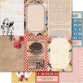 Бумага для скрапбукинга Medley 30х30 см от Ruby Rock-It