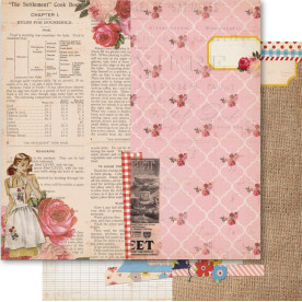 Папір для скрапбукінгу Collage 30х30 см від Ruby Rock-It