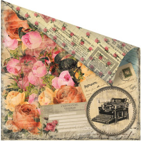 Бумага для скрапбукинга Love Story 30х30 см от Prima