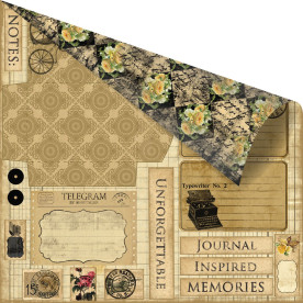 Папір для скрапбукінгу Messenger 30х30 см від Prima