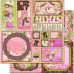 Двусторонняя скрапбумага Little Miss Cut Outs от Bo Bunny