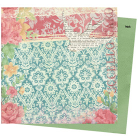 Двусторонняя бумага для скрапбукинга 30х30 см Victoria: Fernwood от 7gypsies