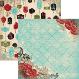 Двусторонняя скрапбумага Serenity Garden от Bo Bunny