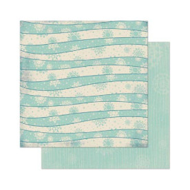 Двосторонній скраппапір Snow Day Drifts від Bo Bunny