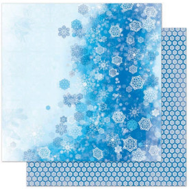 Двусторонняя скрапбумага Powder Mountain Morning от Bo Bunny