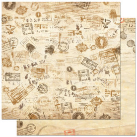 Двусторонняя скрапбумага et cetera Stamped от Bo Bunny