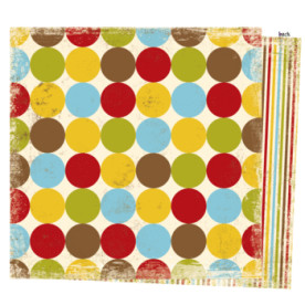 Двосторонній папір для скрапбукінгу 30х30 см Barcelona Matarro від 7 gypsies