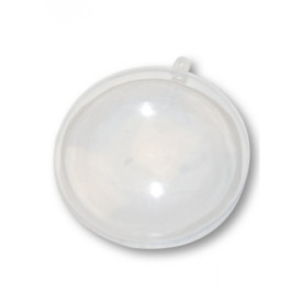 Прозрачный разъемный медальон из пластика для декорирования, 7 см