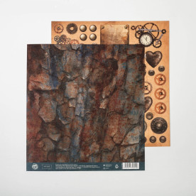 Папір для скрапбукінгу, Елементи, 20×21,5 см, 180 г/м, АртУзор