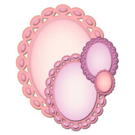 Нож для вырезания и тиснения Beaded Ovals от Spellbinders