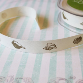 Стрічка з принтом Sea Shells 90 см від May Arts