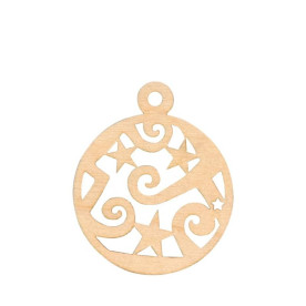 Заготівка Шар с орнаментом фанера Д:7,5 1шт, Rosa