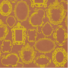 Двосторонній аркуш паперу 30x30 см Frame Wallpaper Yellow Ink від Hambly