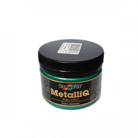 Эмаль акриловая MetalliQ Kompozit, изумруд, 0,1 кг, Art Kompozit