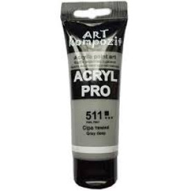 Краска художественная (511 серая темная, 75 мл туба), ART Kompozit