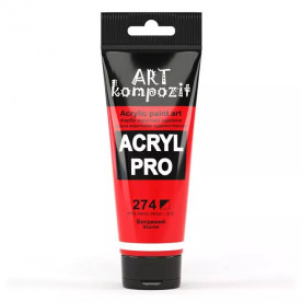Краска художественная, 75 мл Туба, 274 багровый, Art Kompozit