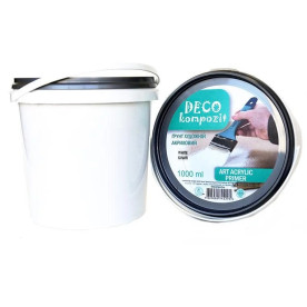 Грунт акриловий Deco Kompozit (білий, 1 л), ART Kompozit