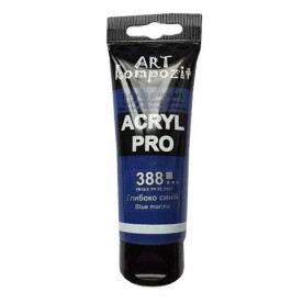 Фарба художня, 75 мл Туба, 388 глибоко синій, Art Kompozit