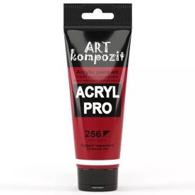 Фарба художня, 75 мл Туба, 256 кадмій червоний, Art Kompozit