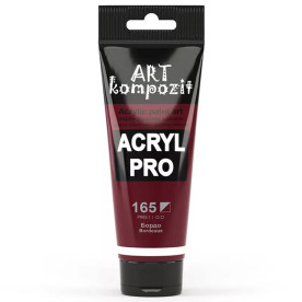 Фарба художня, 75 мл Туба, 165 бордо, Art Kompozit