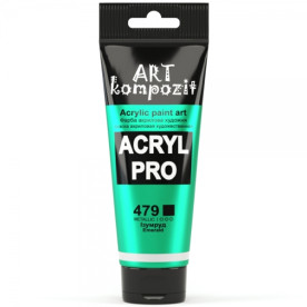 Краска художественная (479 изумруд, 75 мл туба) Металлик, ART Kompozit