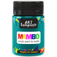 Фарба по тканині, Mambo, 50 мл, 13 зелений темний, Art Kompozit