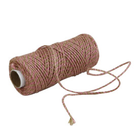 Шнур джутовий, колір: натурально-пудровий, 5 м