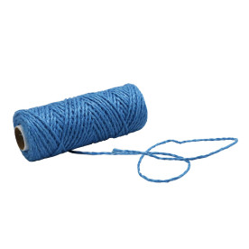 Шнур джутовый, голубой, 5 м
